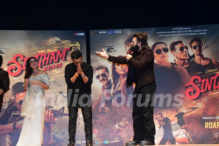 Ajay Devgn, Kareena Kapoor Khan, Tiger Shroff, Ranveer Singh, Arjun Kapoor, Rohit Shetty and other celebs grace the trailer launch of ‘Singham Again’