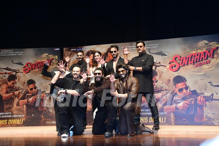 Ajay Devgn, Kareena Kapoor Khan, Tiger Shroff, Ranveer Singh, Arjun Kapoor, Rohit Shetty and other celebs grace the trailer launch of ‘Singham Again’