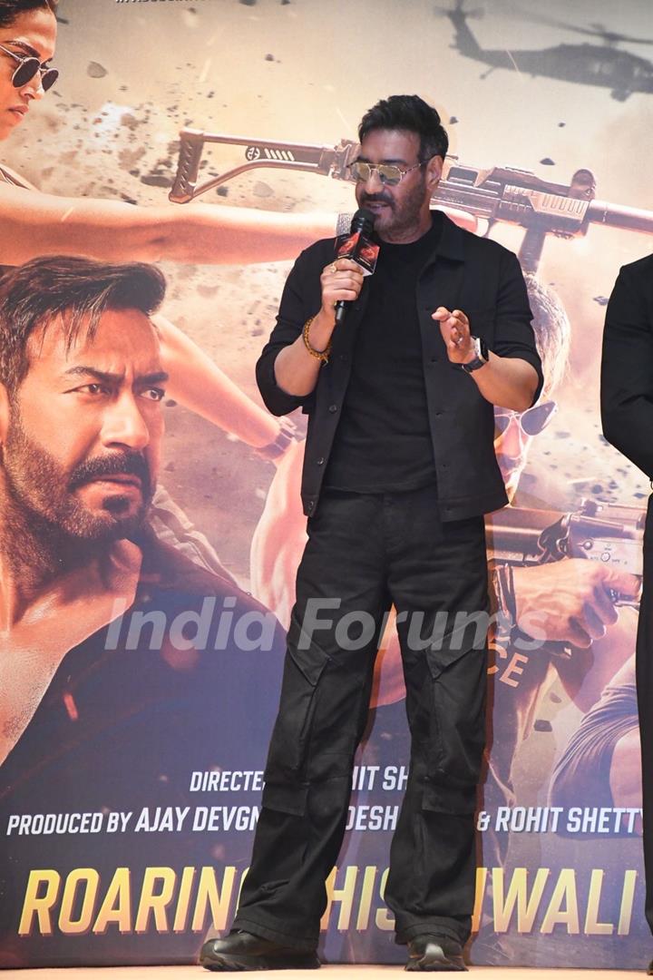 Ajay Devgn, Kareena Kapoor Khan, Tiger Shroff, Ranveer Singh, Arjun Kapoor, Rohit Shetty and other celebs grace the trailer launch of ‘Singham Again’