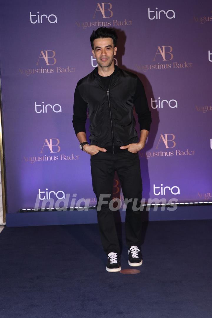 Punit Malhotra snapped at the launch of Skincare brand Augustinus Bader