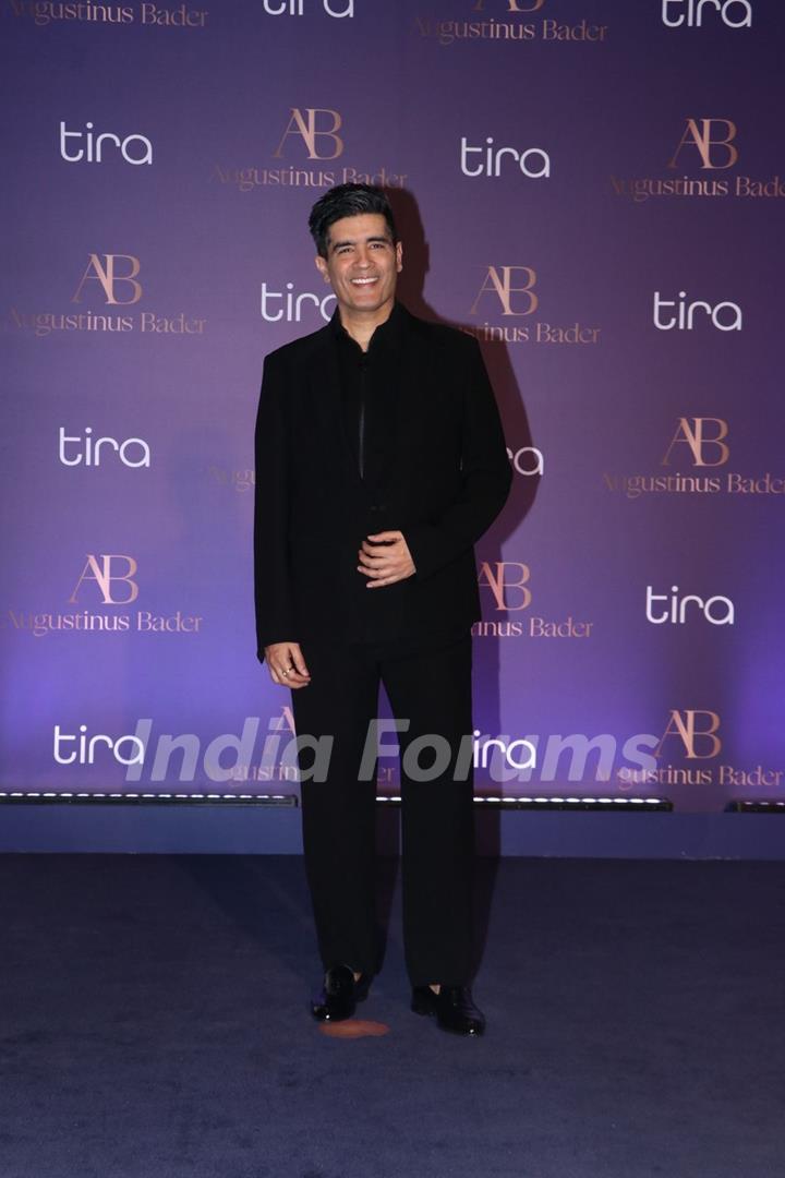 Manish Malhotra snapped at the launch of Skincare brand Augustinus Bader