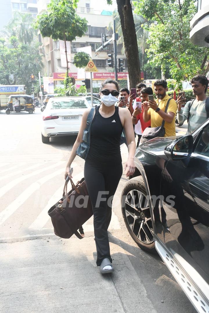 Sharvari Wagh snapped in the city