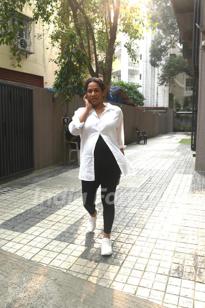 Masaba Gupta snapped in the city