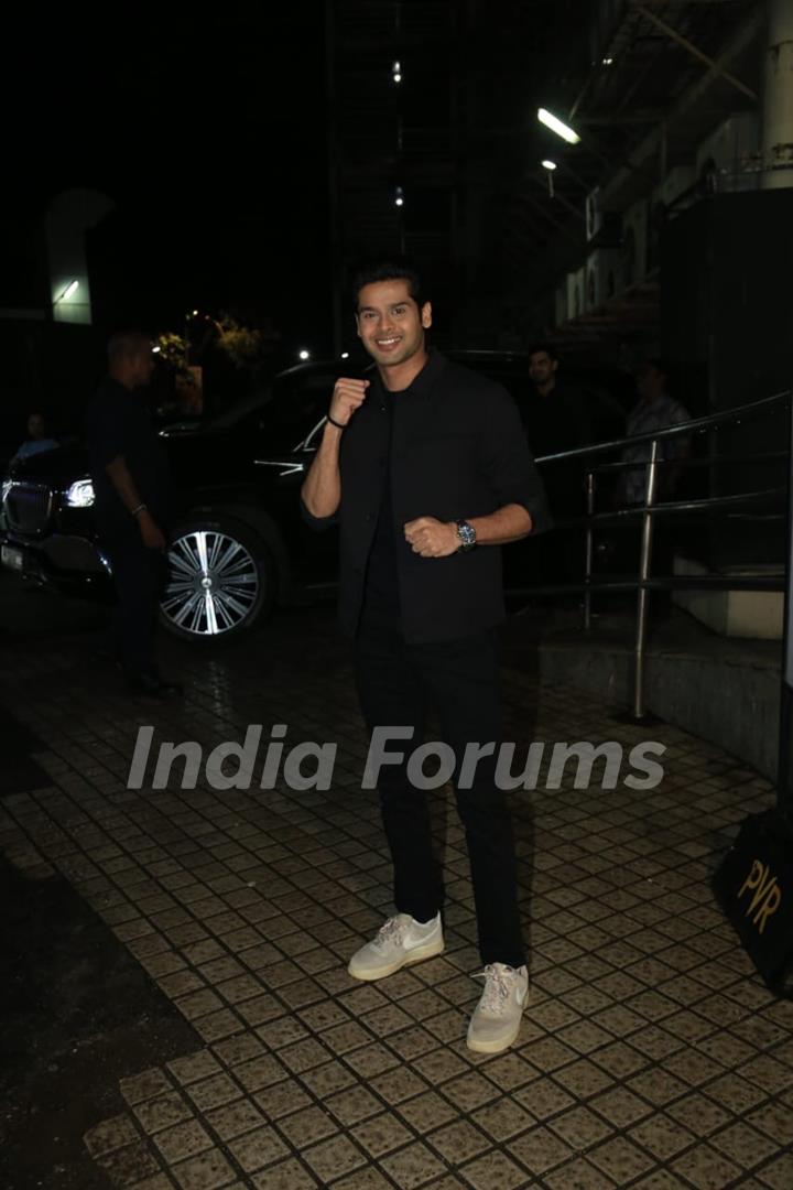 Abhimanyu Dassani snapped at the screening of ‘Jigra’