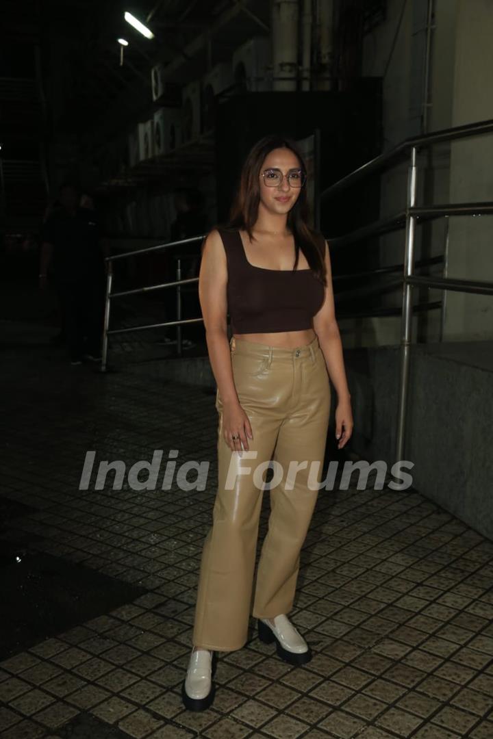 Akansha Ranjan snapped at the screening of ‘Jigra’