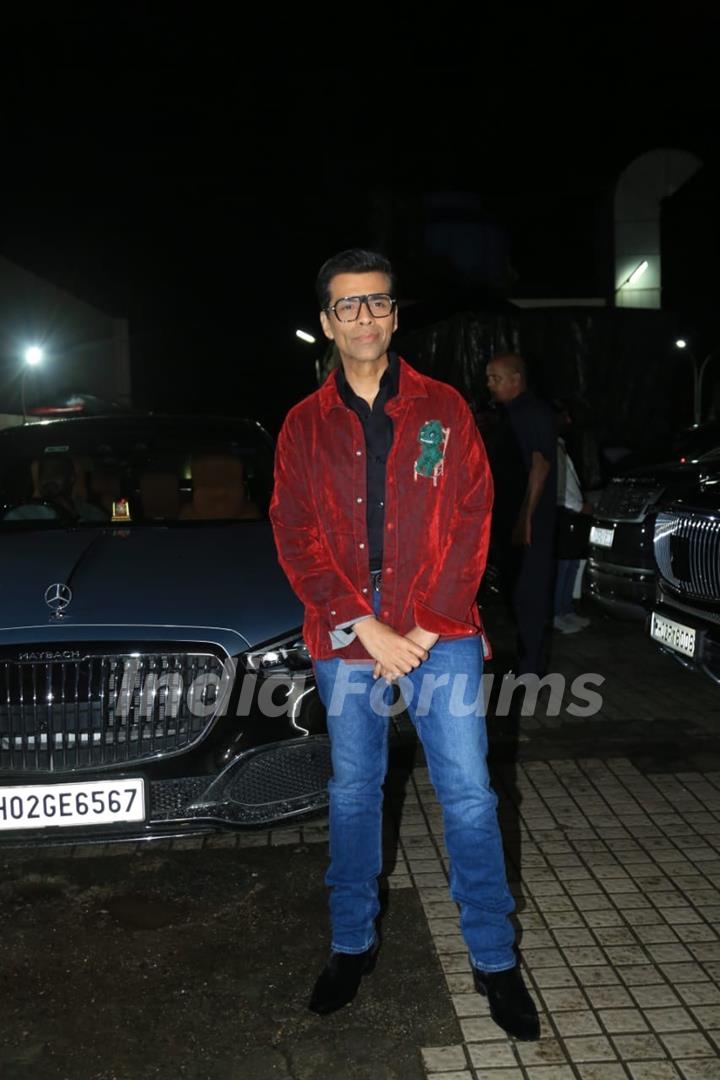 Karan Johar snapped at the screening of ‘Jigra’