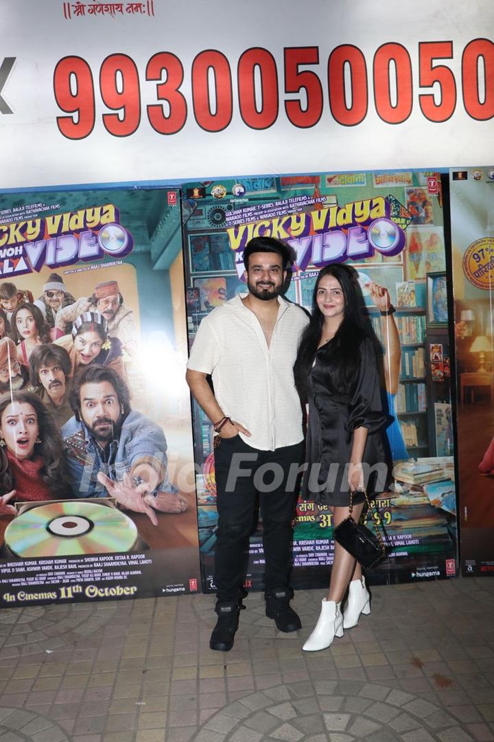 Celebrities grace the special screening of 'Vicky Vidya Ka Woh Wala Video'