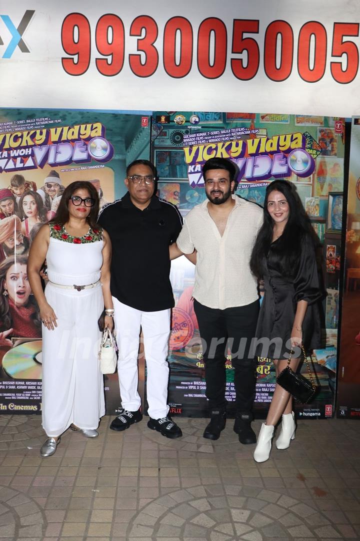 Celebrities grace the special screening of 'Vicky Vidya Ka Woh Wala Video'