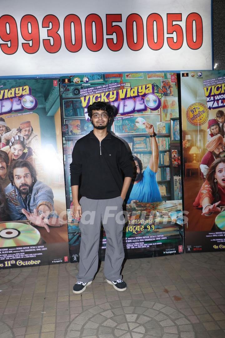 Celebrities grace the special screening of 'Vicky Vidya Ka Woh Wala Video'