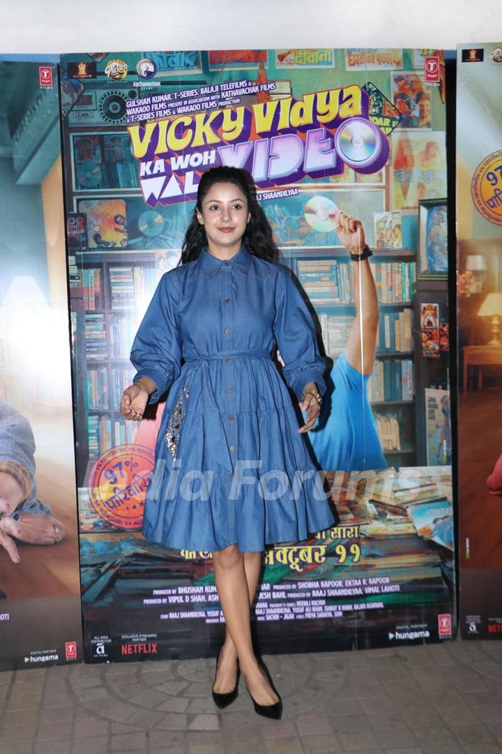 Shehnaaz Gill grace the special screening of 'Vicky Vidya Ka Woh Wala Video'