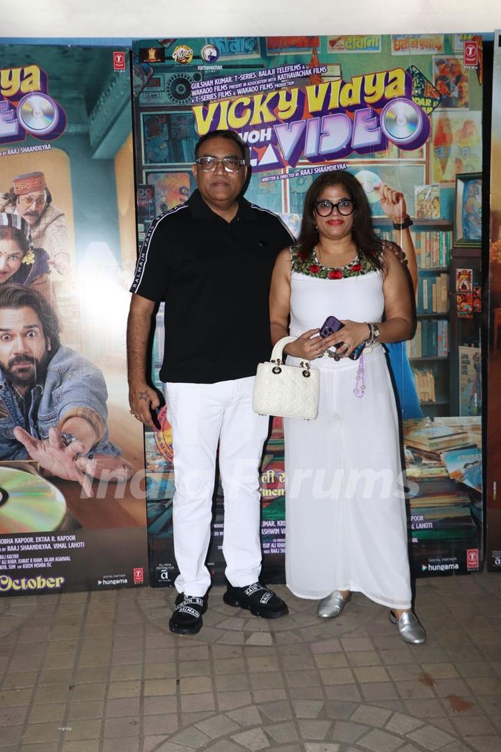 Celebrities grace the special screening of 'Vicky Vidya Ka Woh Wala Video'