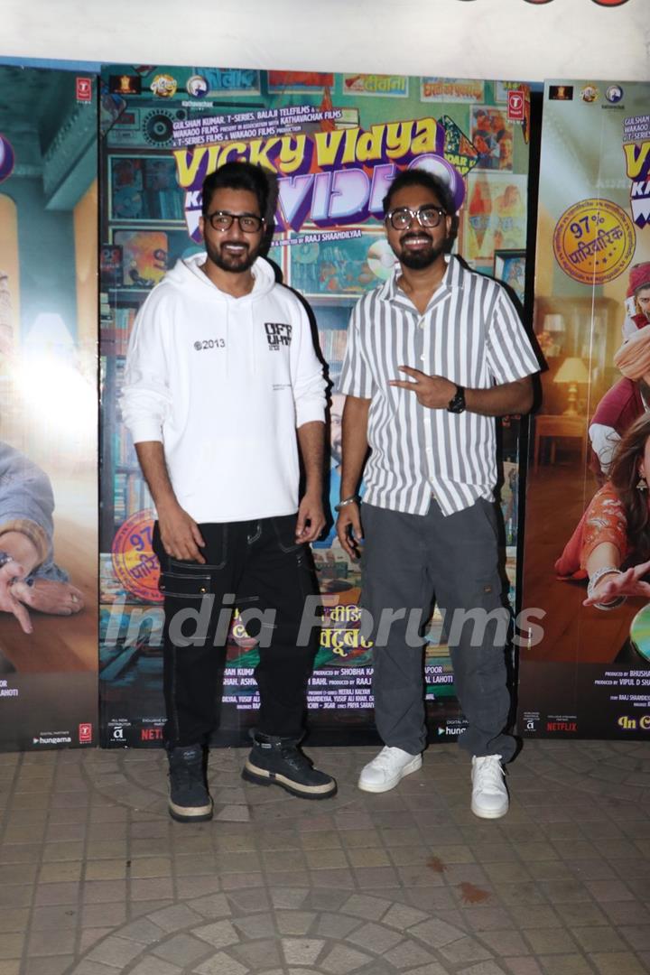 Celebrities grace the special screening of 'Vicky Vidya Ka Woh Wala Video'