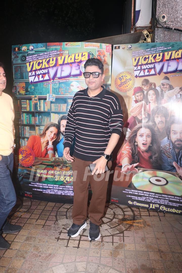 Bhushan Kumar grace the special screening of 'Vicky Vidya Ka Woh Wala Video'