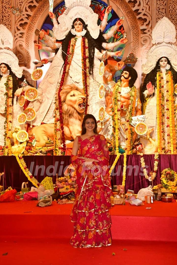 Celebrities snapped at Durga Puja Pandal