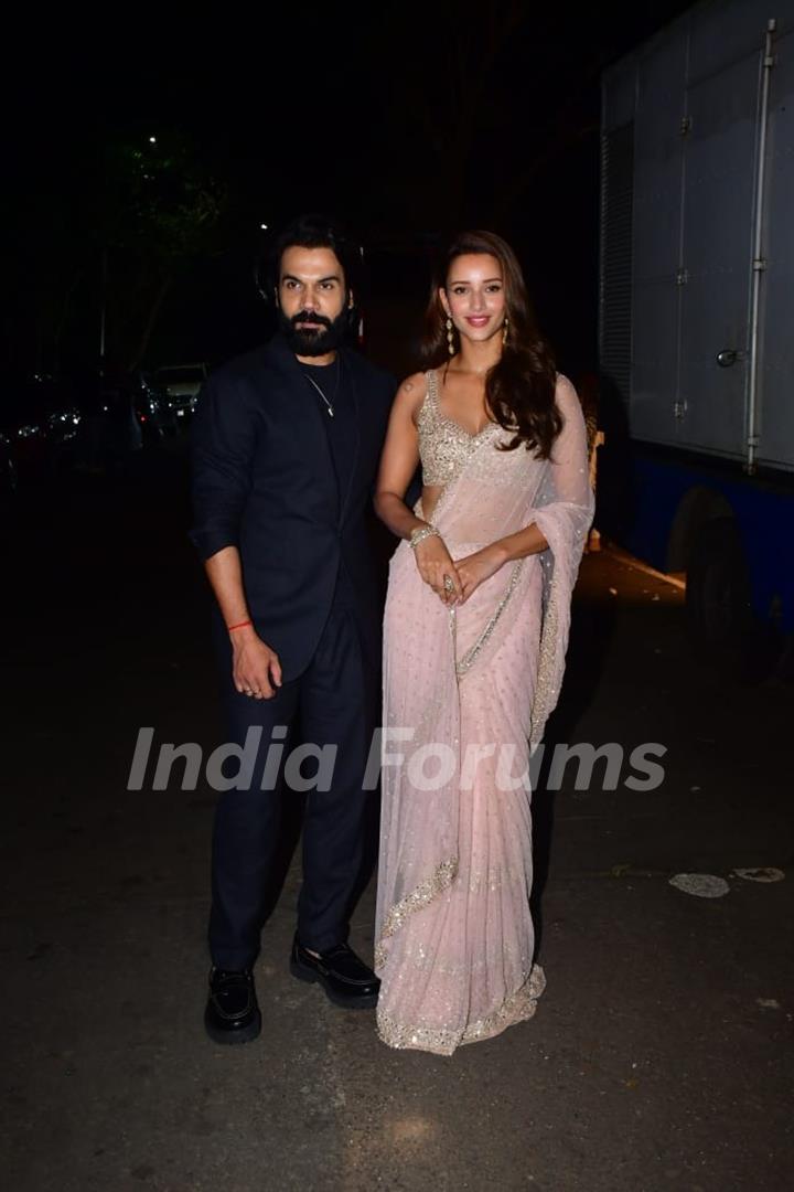 Rajkummar Rao and Triptii Dimri snapped promoting their film 'Vicky Vidya Ka Woh Wala Video' on the sets on Bigg Boss 18