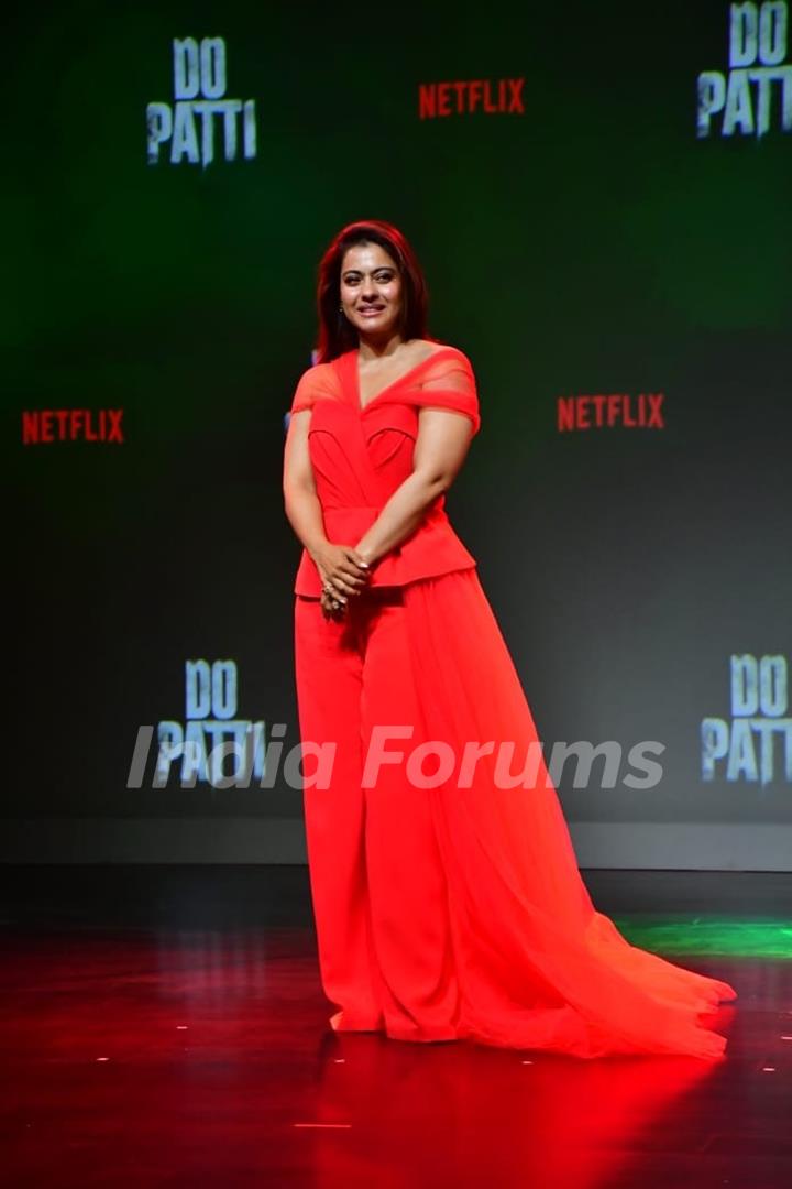 Kajol grace the trailer launch of 'Do Patti'