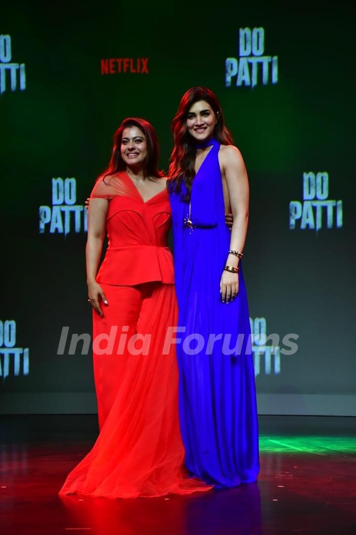 Kajol and Kriti Sanon grace the trailer launch of 'Do Patti'