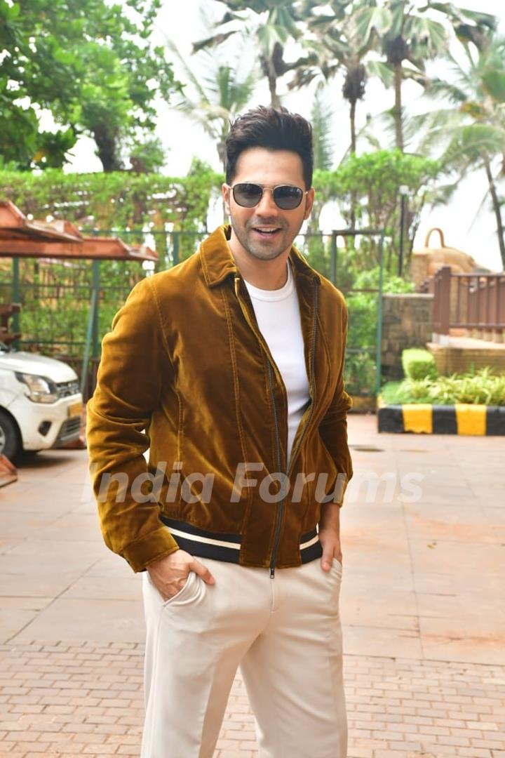 Varun Dhawan snapped promoting their upcoming series 'Citadel: Honey Bunny'