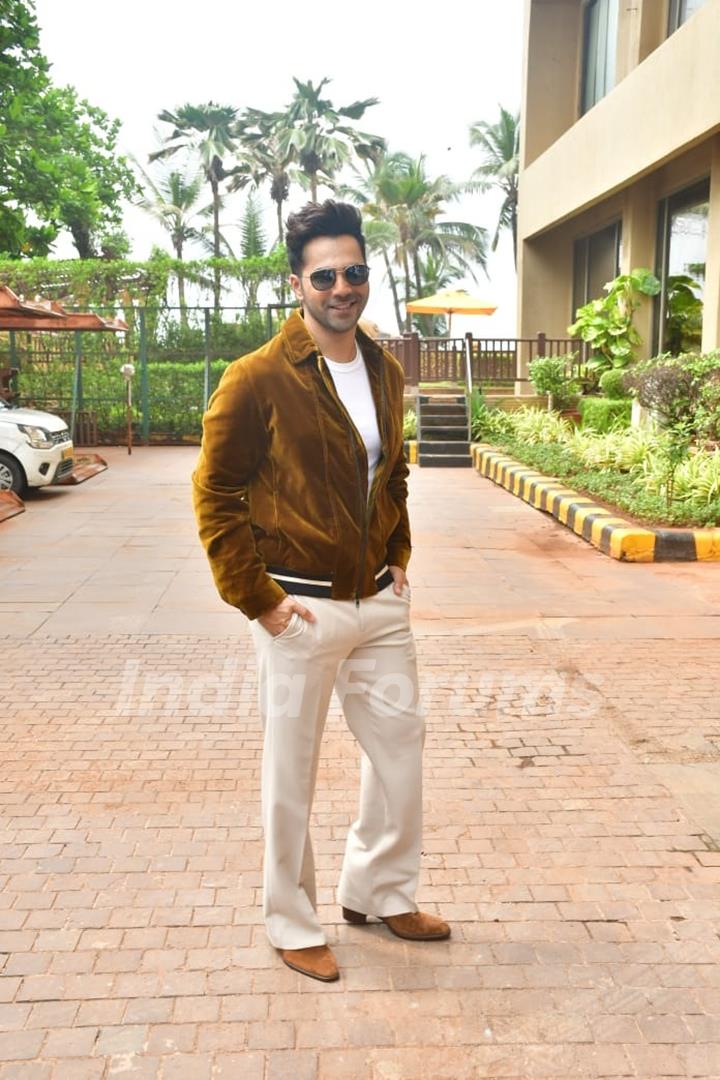 Varun Dhawan snapped promoting their upcoming series 'Citadel: Honey Bunny'