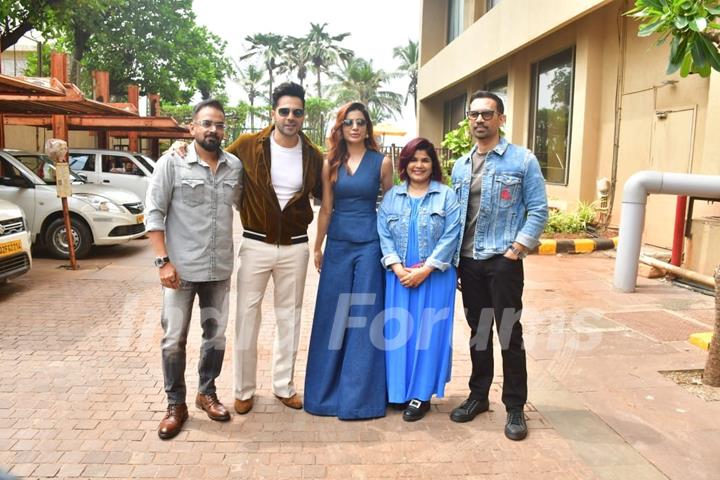 Krishna DK, Varun Dhawan, Samantha Ruth Prabhu and Raj Nidimoru snapped promoting their upcoming series 'Citadel: Honey Bunny'