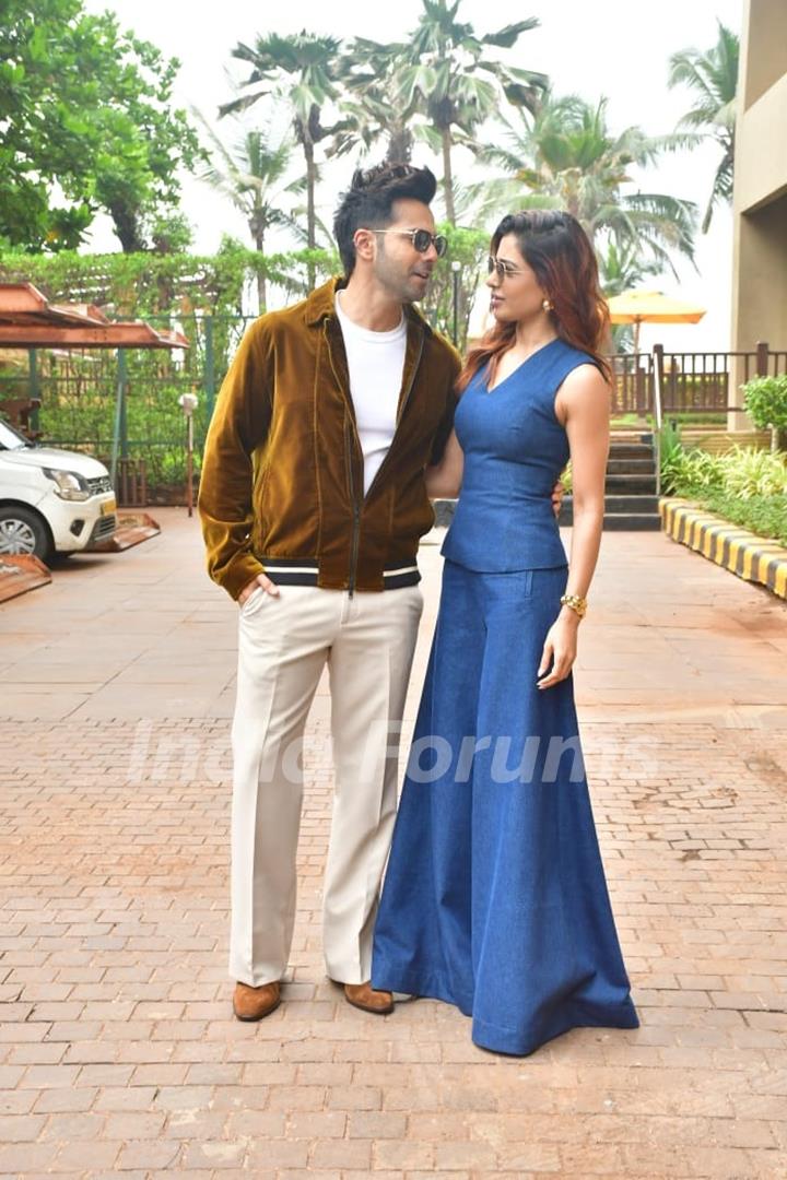 Varun Dhawan and Samantha Ruth Prabhu snapped promoting their upcoming series 'Citadel: Honey Bunny'