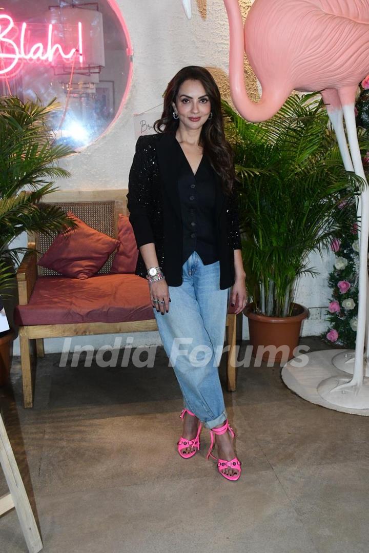 Seema Sajdeh snapped promoting their upcoming Movie 'Fabulous Lives VS Bollywood Wives'