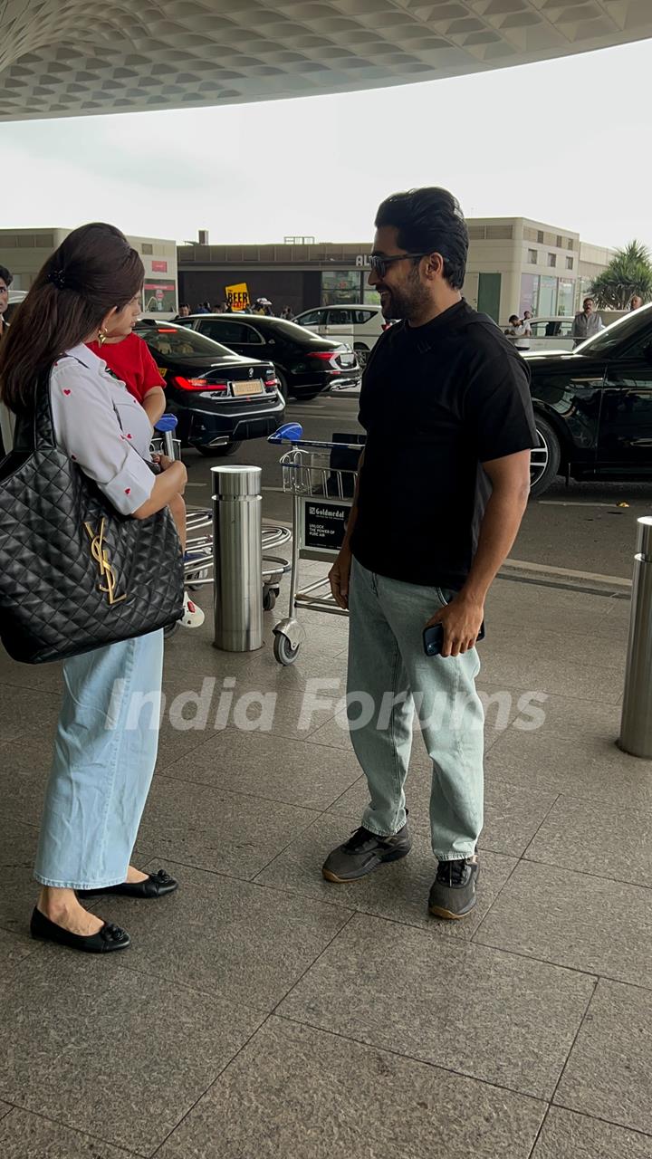 Kajal Aggarwal snapped at the airport