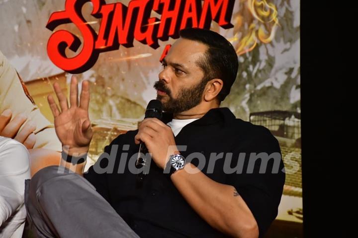 Rohit Shetty snapped promoting their upcoming film ‘Singham Again’