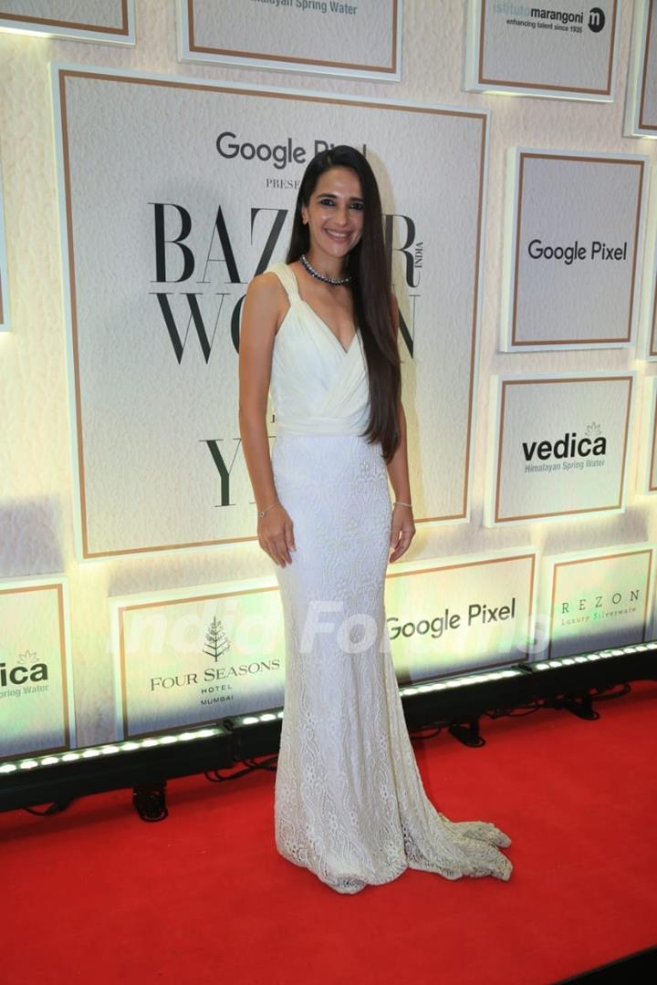 Tara Sharma snapped at Harper’s Bazaar India Women of the Year 2024