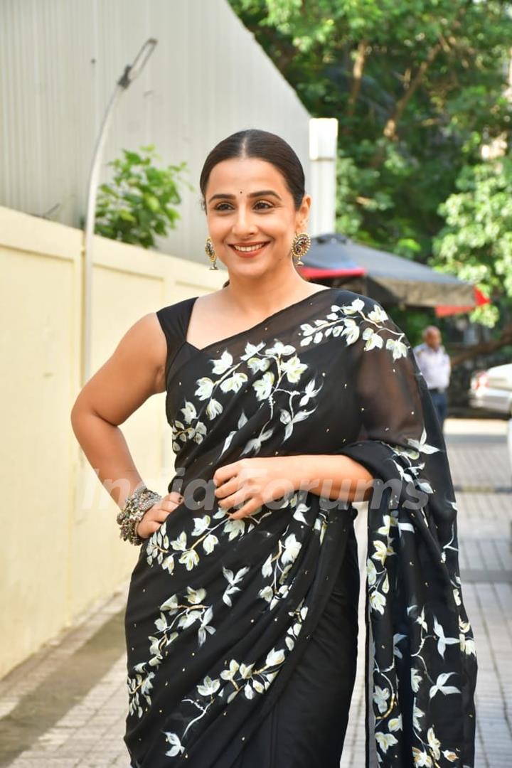 Vidya Balan snapped in the city