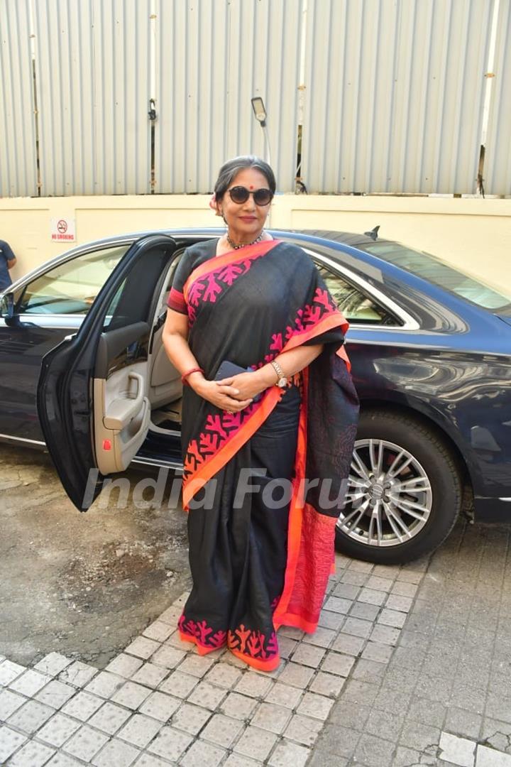 Shabana Azmi snapped in the city