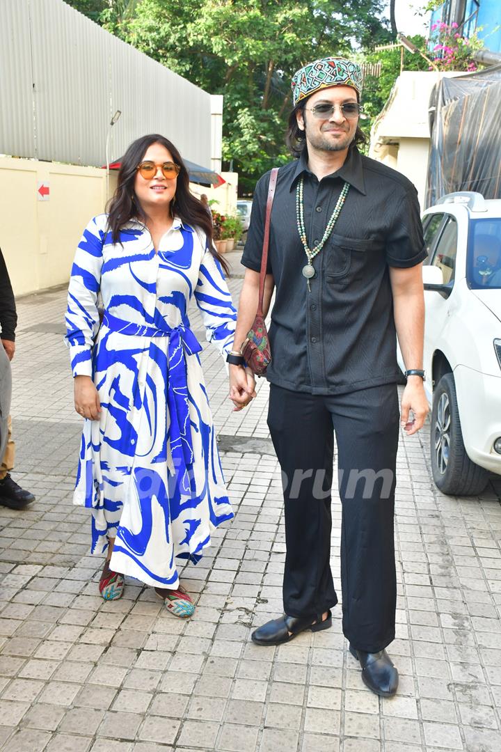 Richa Chadha and Ali Fazal snapped in the city