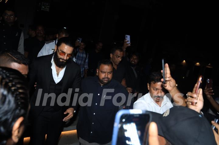 Ranveer Singh snapped in the city