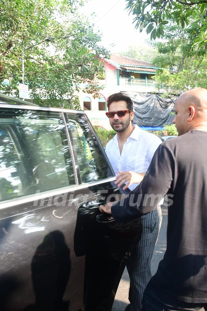 Varun Dhawan snapped in the city