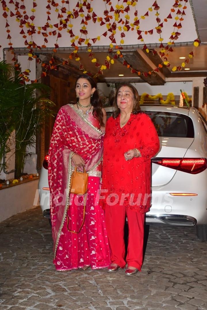 Celebrities snapped at Anil Kapoor’s residence for Karwa Chauth