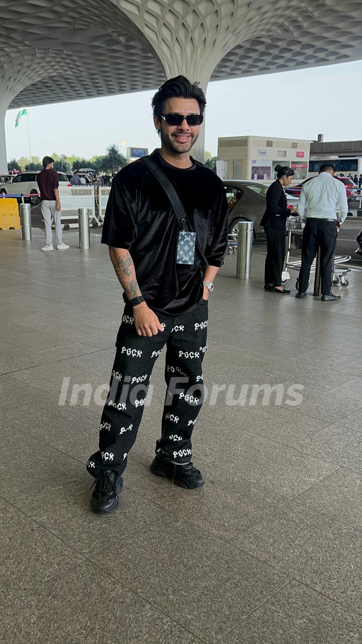 Stebin Ben snapped at the airport