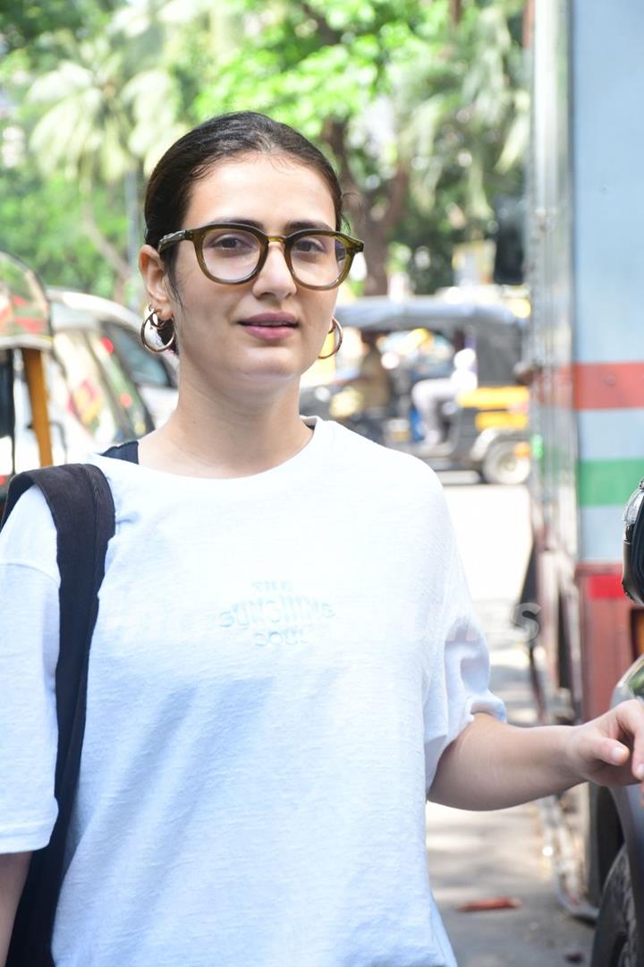 Fatima Sana Shaikh snapped in the city