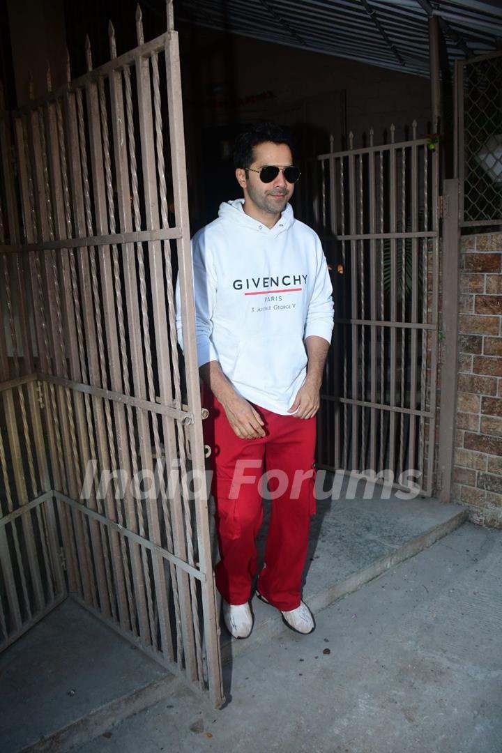 Varun Dhawan snapped in the city