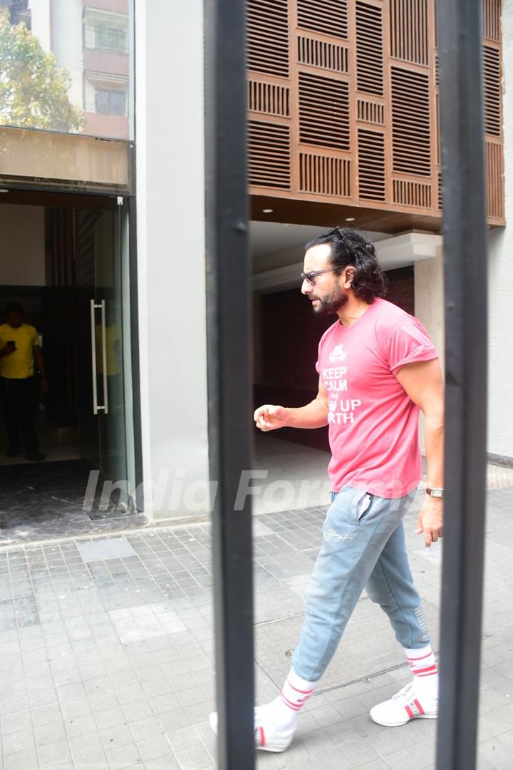 Saif Ali Khan snapped in the city