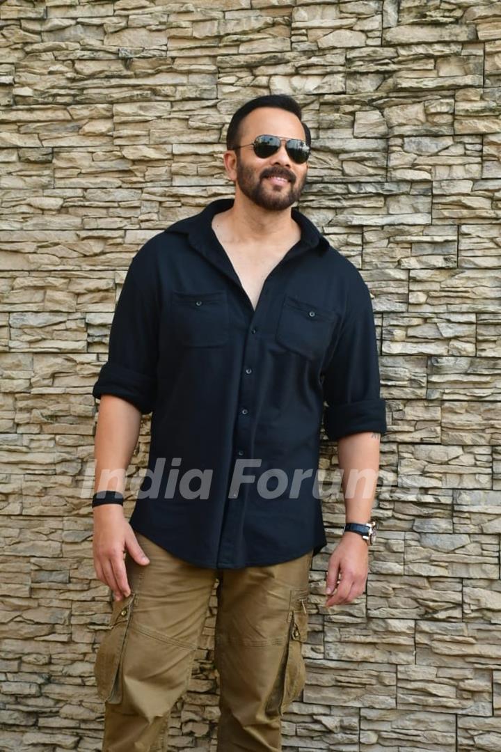 Rohit Shetty snapped promoting their upcoming film ‘Singham Again’