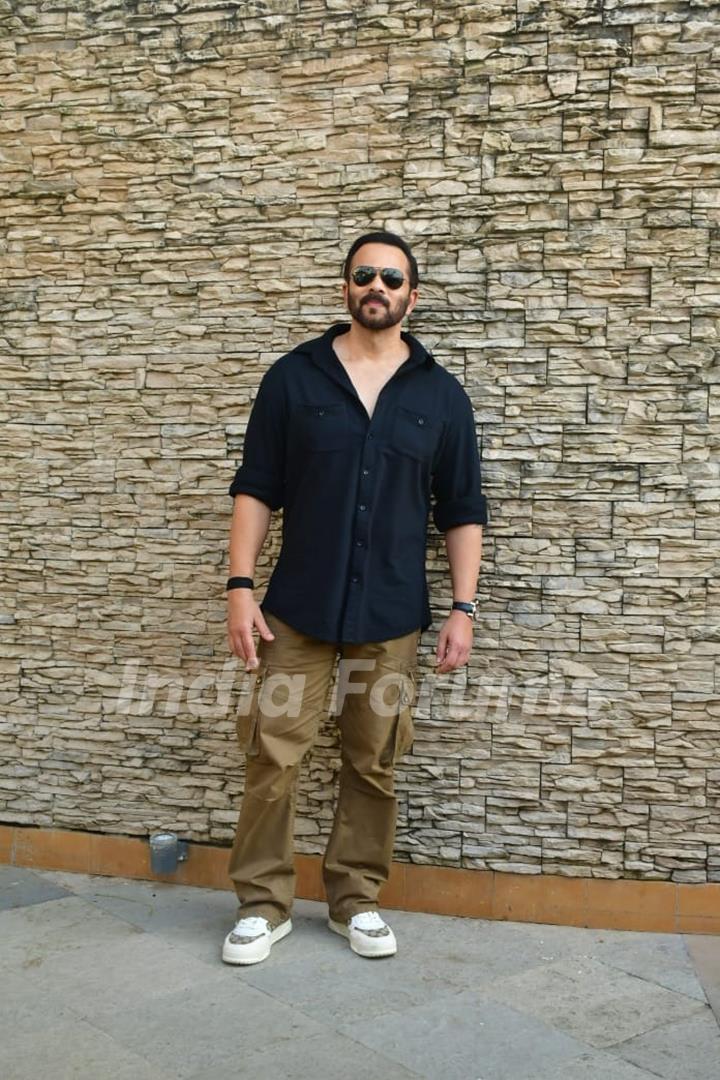 Rohit Shetty snapped promoting their upcoming film ‘Singham Again’