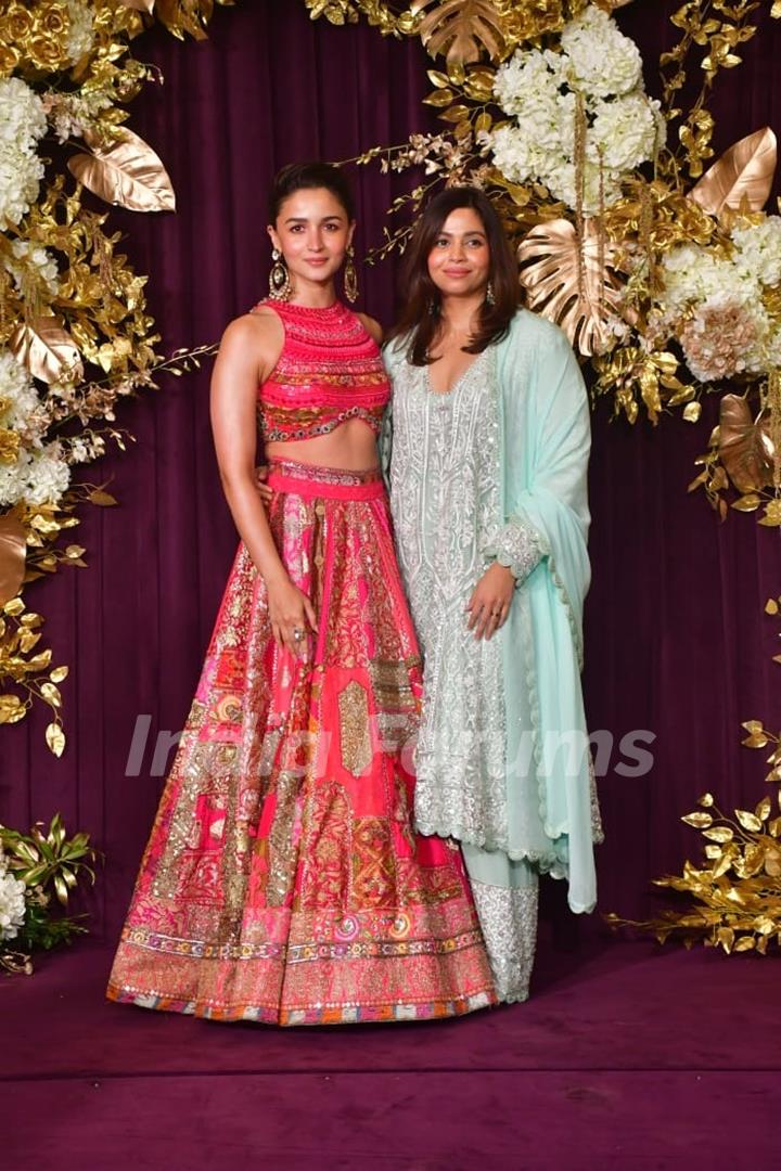 Alia Bhatt and Shaheen Bhatt snapped at Manish Malhotra’s Diwali Bash