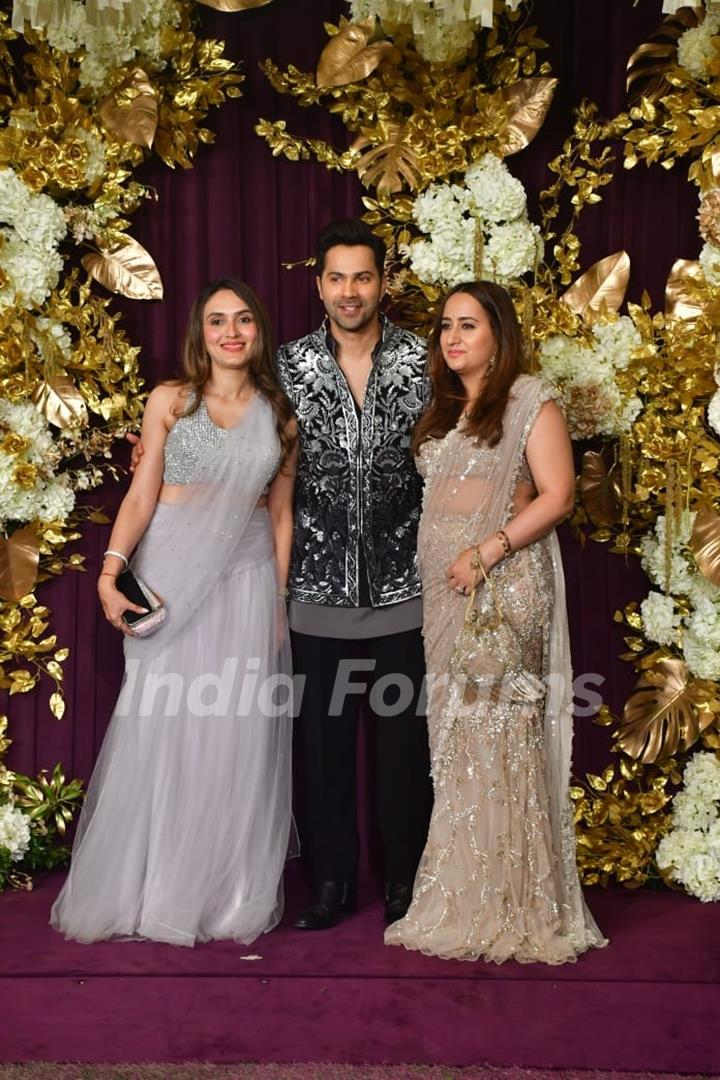 Varun Dhawan and Natasha Dalal snapped at Manish Malhotra’s Diwali Bash