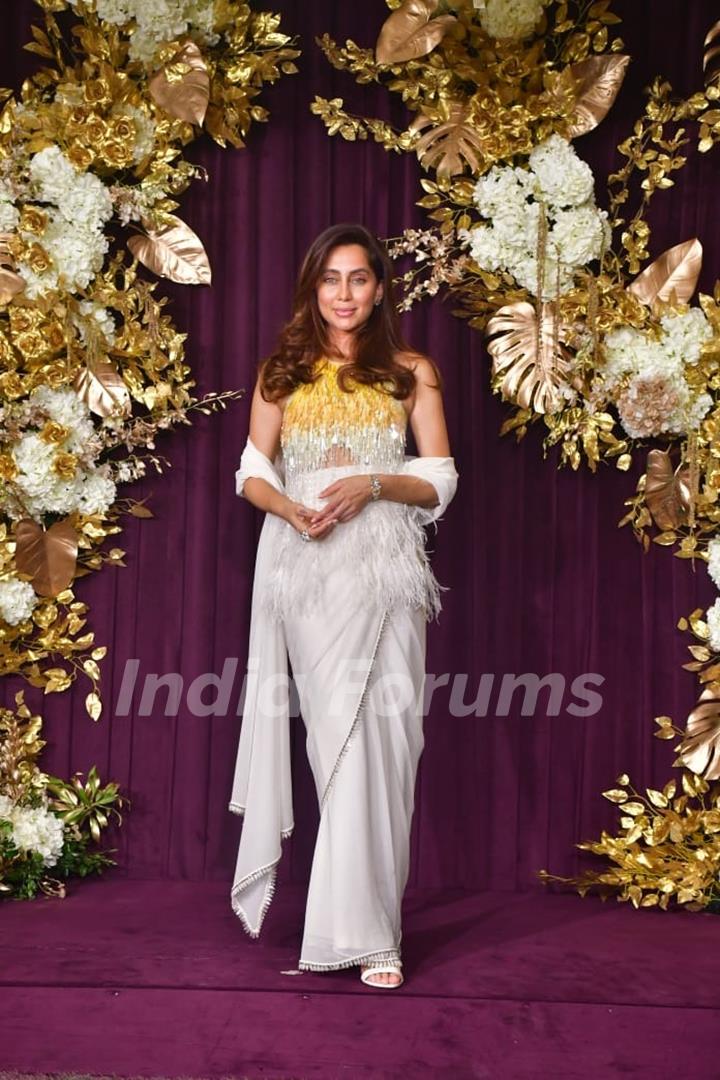 Anusha Dandekar snapped at Manish Malhotra’s Diwali Bash