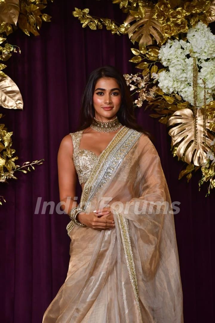 Pooja Hegde snapped at Manish Malhotra’s Diwali Bash