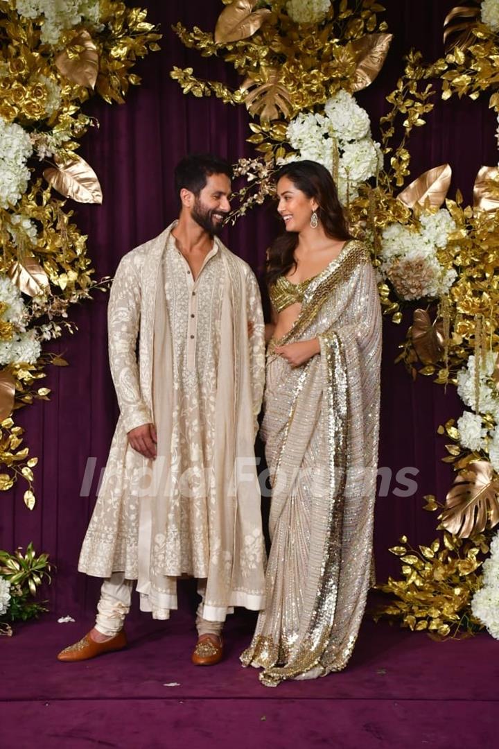 Shahid Kapoor and Mira Rajput Kapoor snapped at Manish Malhotra’s Diwali Bash