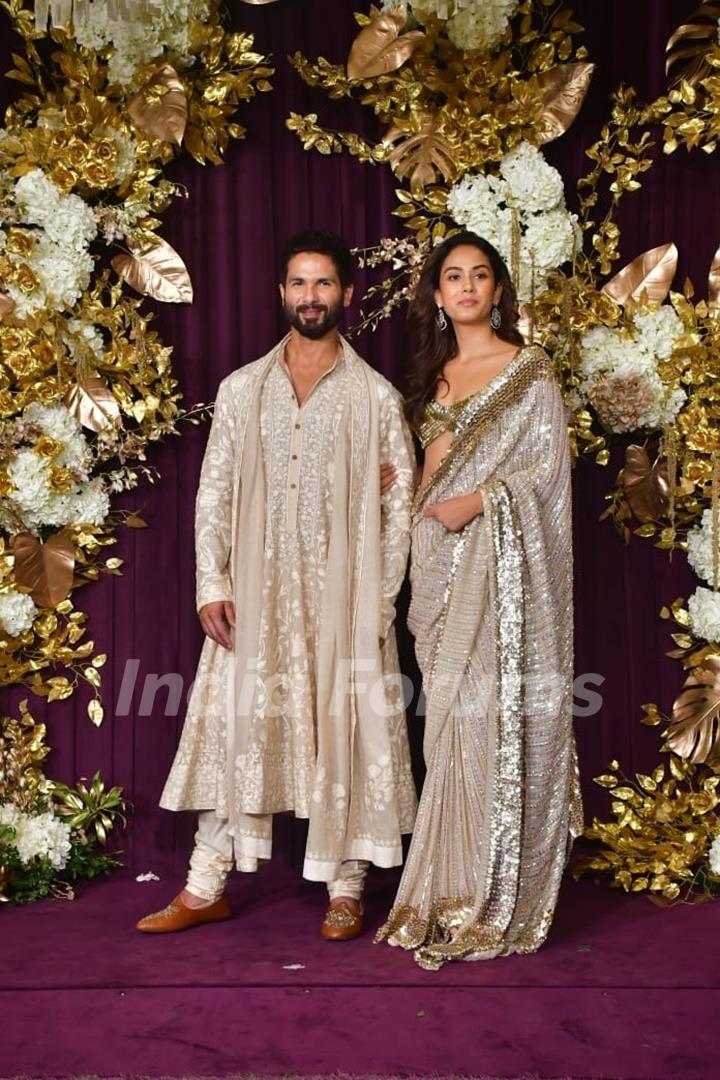 Shahid Kapoor and Mira Rajput Kapoor snapped at Manish Malhotra’s Diwali Bash