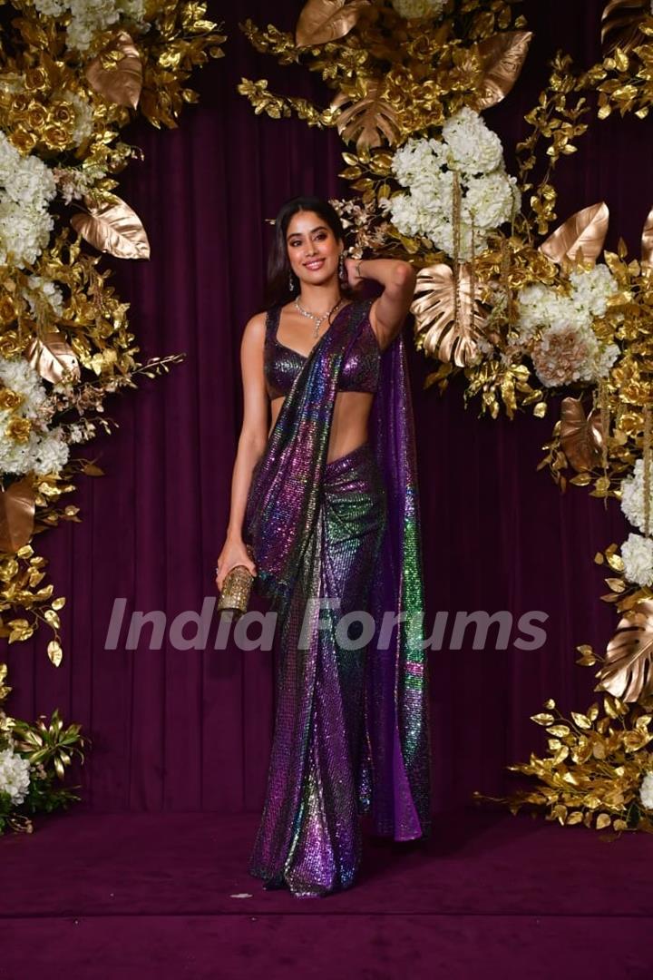 Janhvi Kapoor snapped at Manish Malhotra’s Diwali Bash