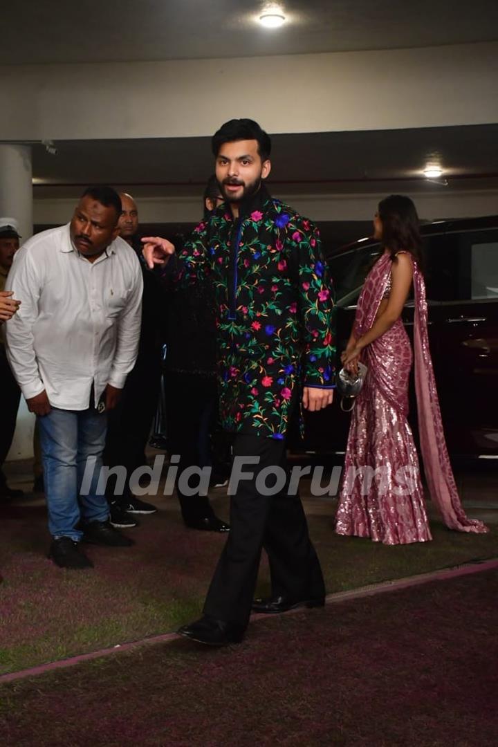 Shikhar Pahariya snapped at Manish Malhotra’s Diwali Bash