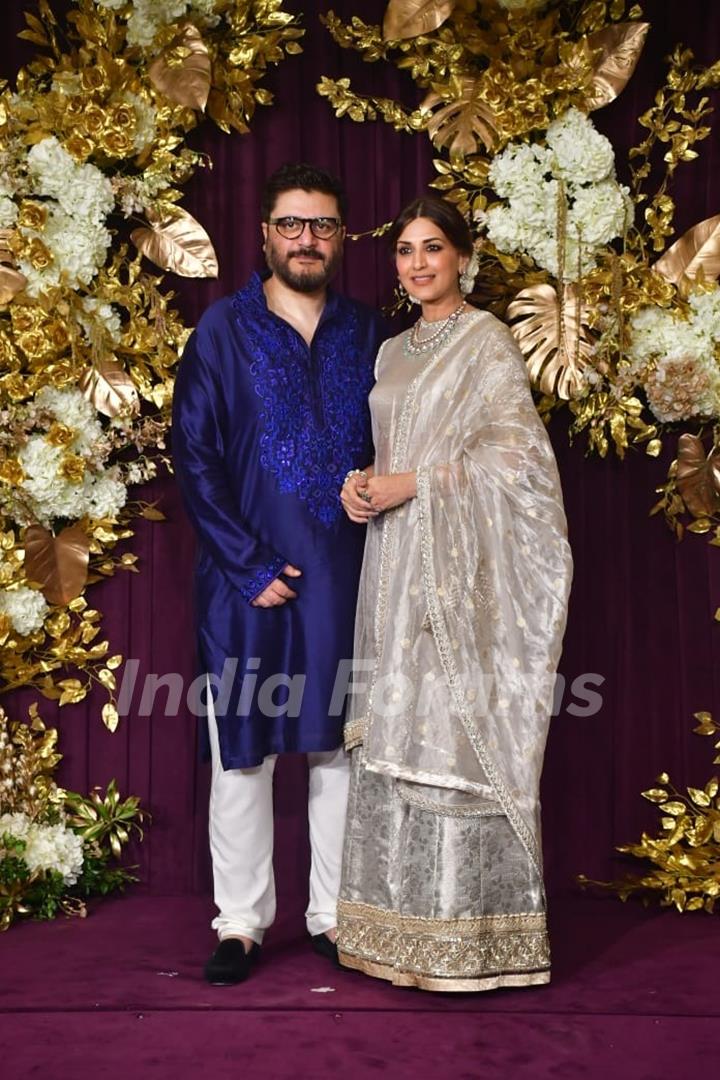 Sonali Bendre snapped at Manish Malhotra’s Diwali Bash